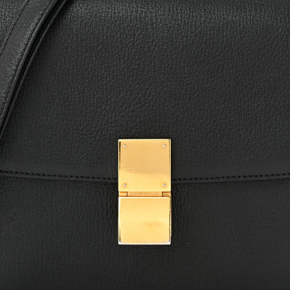 Celine Goatskin Medium Classic Box Flap Bag Black 8 of 11