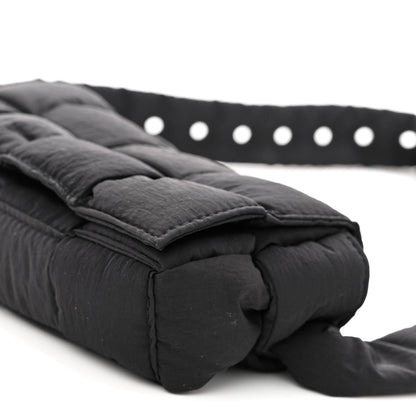 Bottega Veneta Nylon Intrecciato Padded Tech Mini Cassette Belt Bag Black 9 of 9