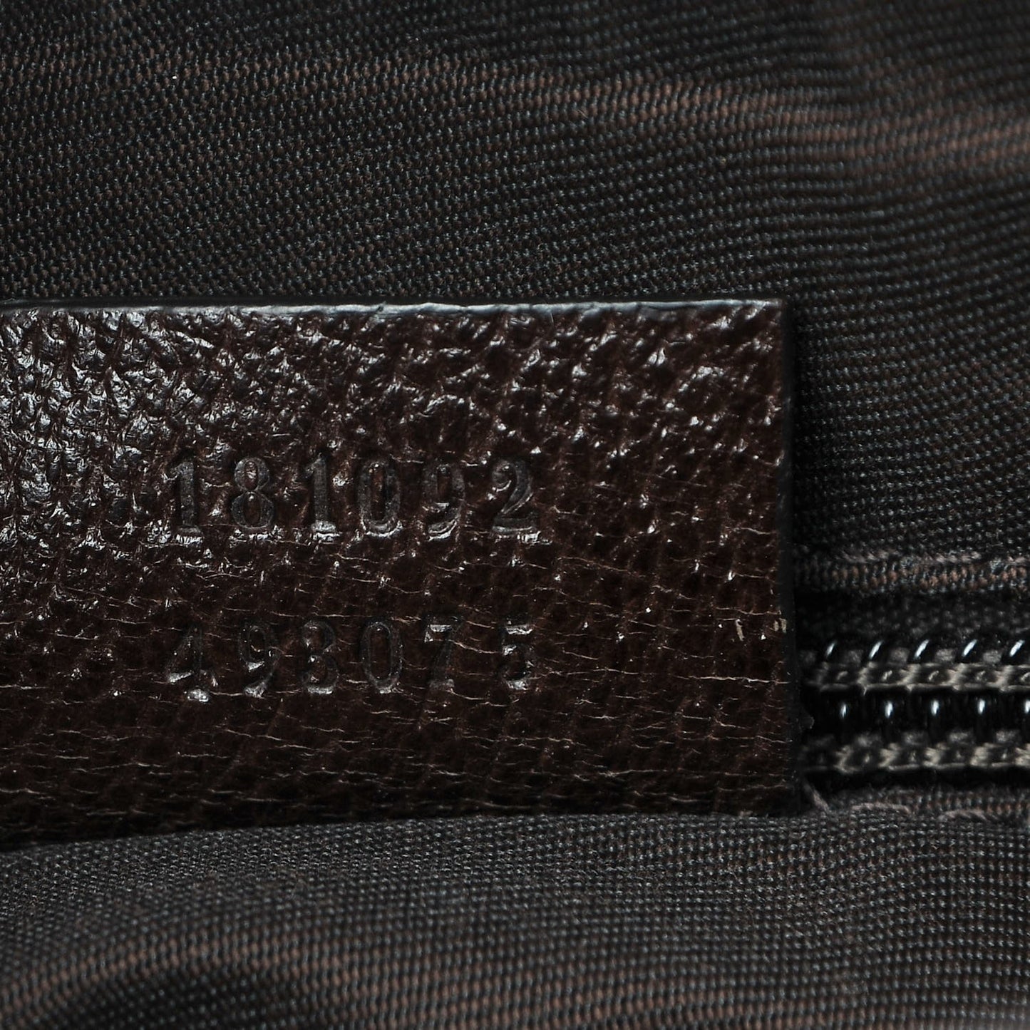 Monogram Web Medium Half Moon Hobo Dark Brown