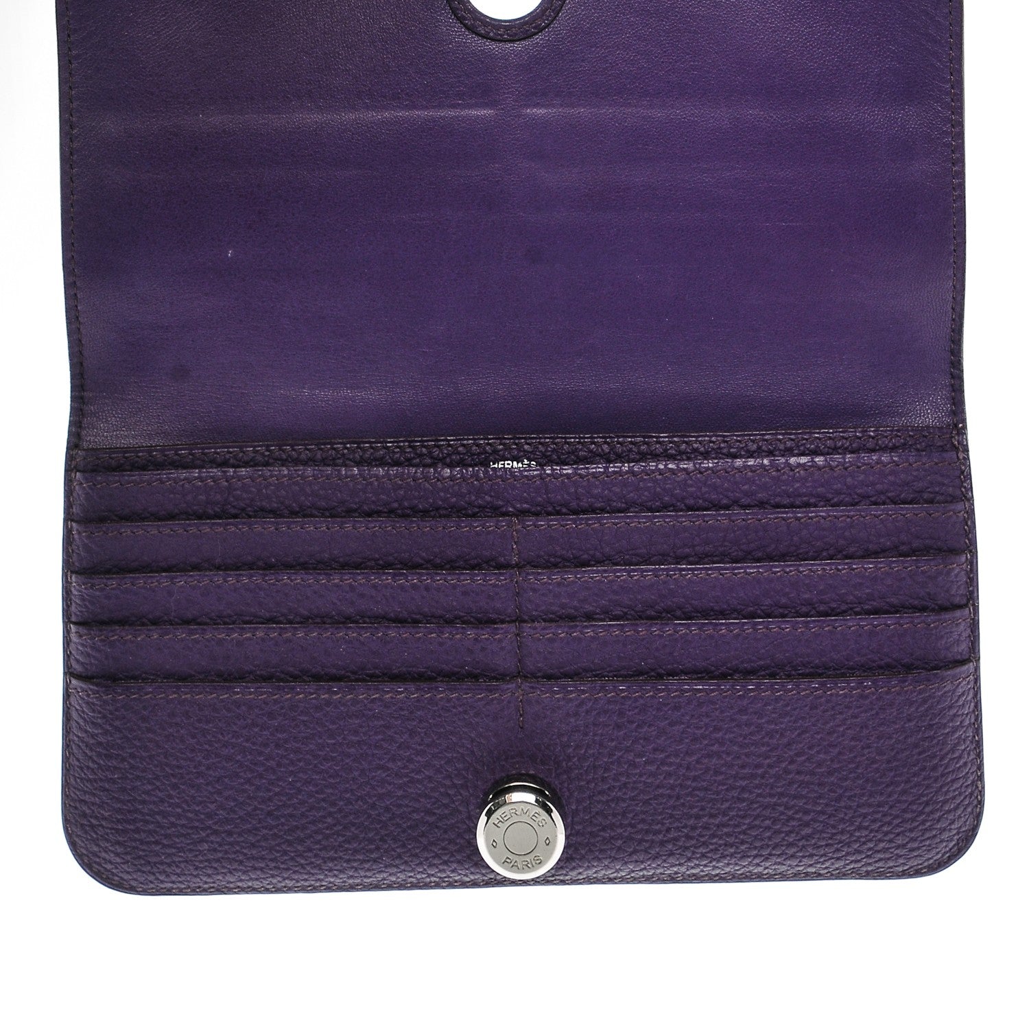 Hermes Togo Dogon Recto Verso Wallet Iris 5 of 7