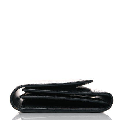 MCM Visetos Large Tri-Fold Flap Wallet Black 8 of 10