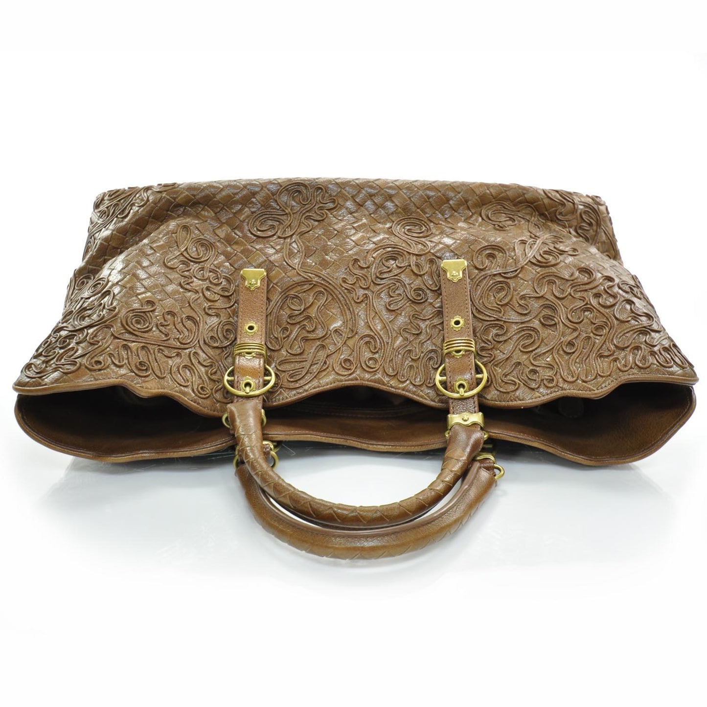 Woven Leather Cornely Tote Noce