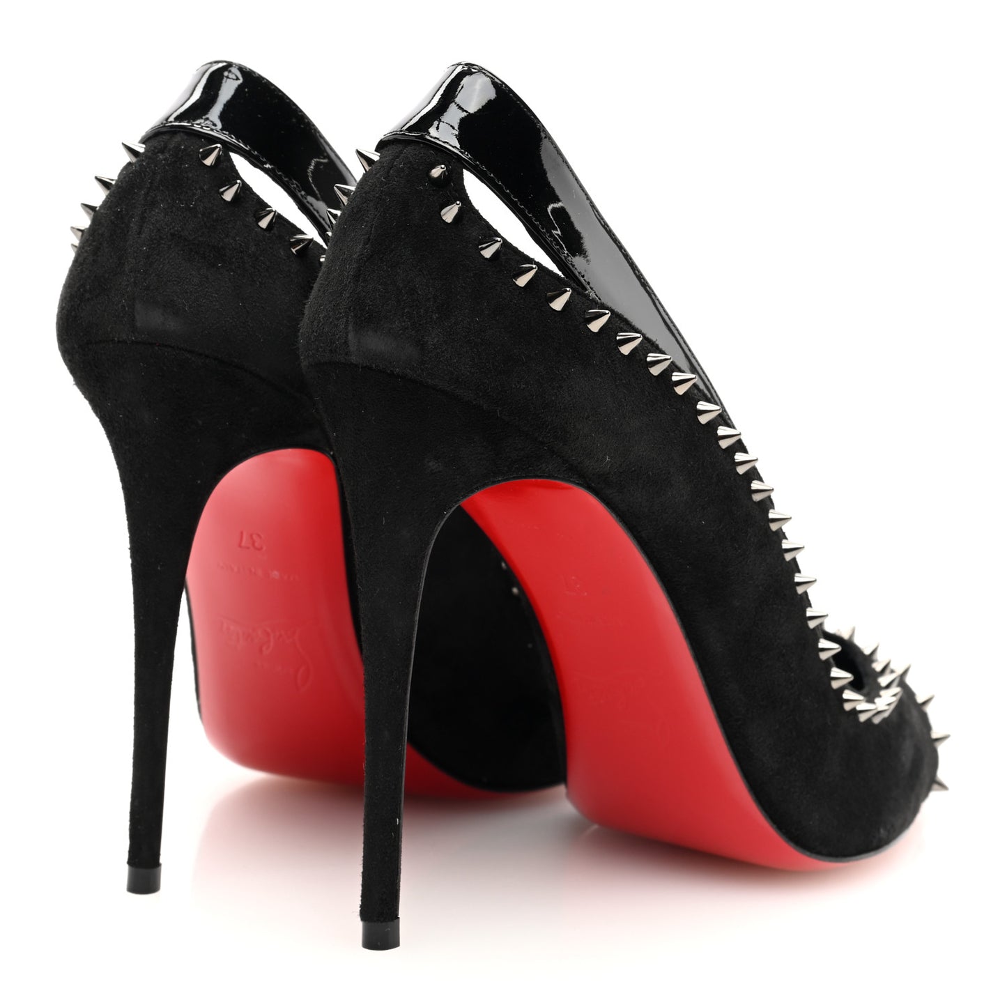 Veau Velours Duvette 100 Pumps 37 Black Gun