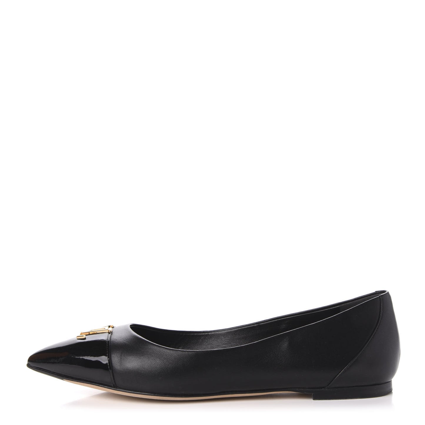Lambskin Capucines Flat Ballerinas 37.5 Black