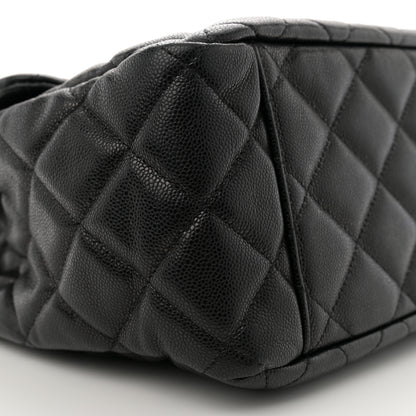 Chanel Caviar Quilted XXL Travel Flap Bag Black 9 of 11