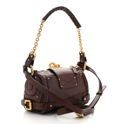 Chloe Grained Buffalo Small Paddington Chain Bag Crafty Brown 3 of 10