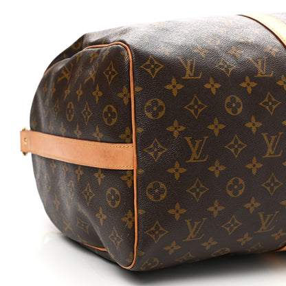 Louis Vuitton Monogram Keepall Bandouliere 50 10 of 18