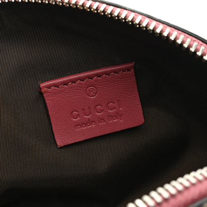 Gucci GG Supreme Monogram Blooms Small Pouch Cosmetic Case Beige Multicolor Dry Rose 6 of 7
