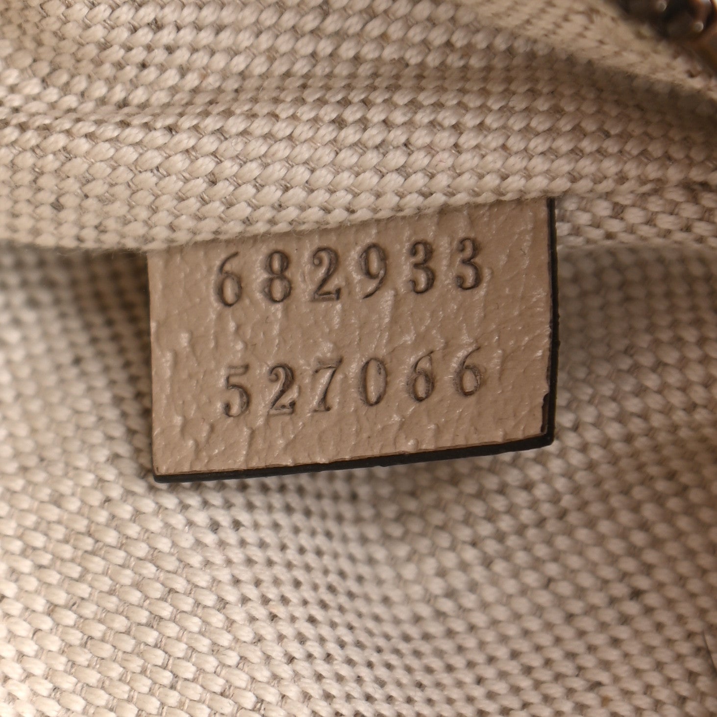 Gucci GG Supreme Monogram Textured Calfskin Web Retro Interlocking G Belt Bag Beige Mystic White Oatmeal 7 of 11