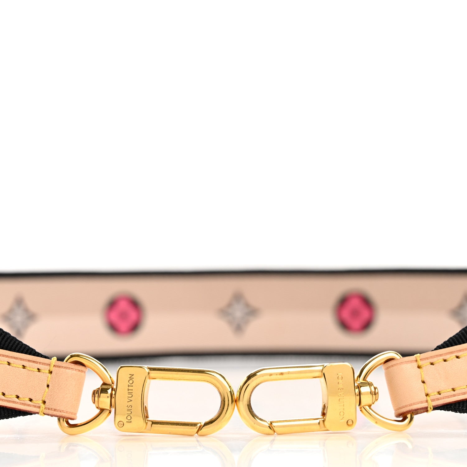Louis Vuitton Jacquard Diane Shoulder Strap Black 3 of 4