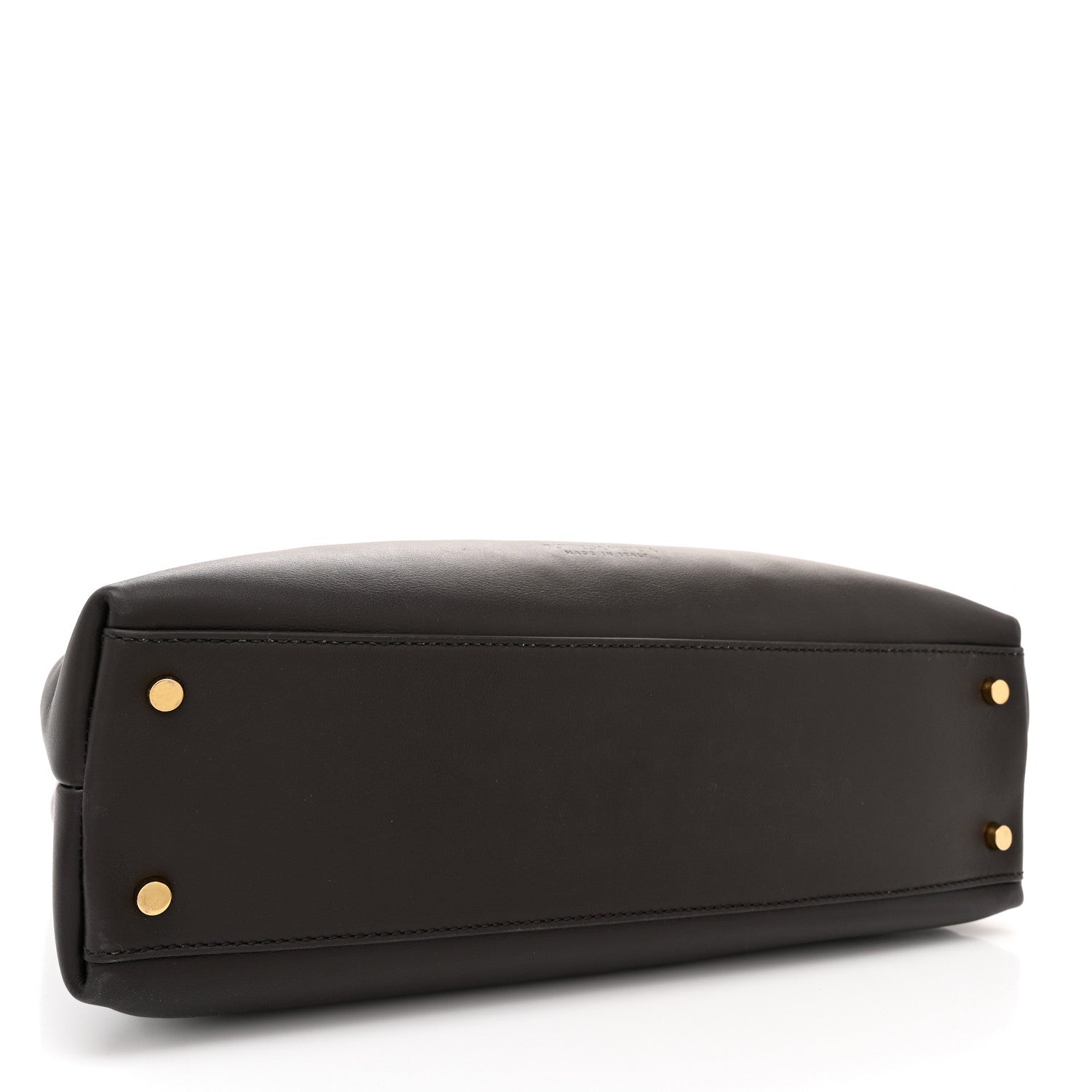 Bottega Veneta Silky Calfskin Medium Andiamo Shoulder Bag Black 4 of 9
