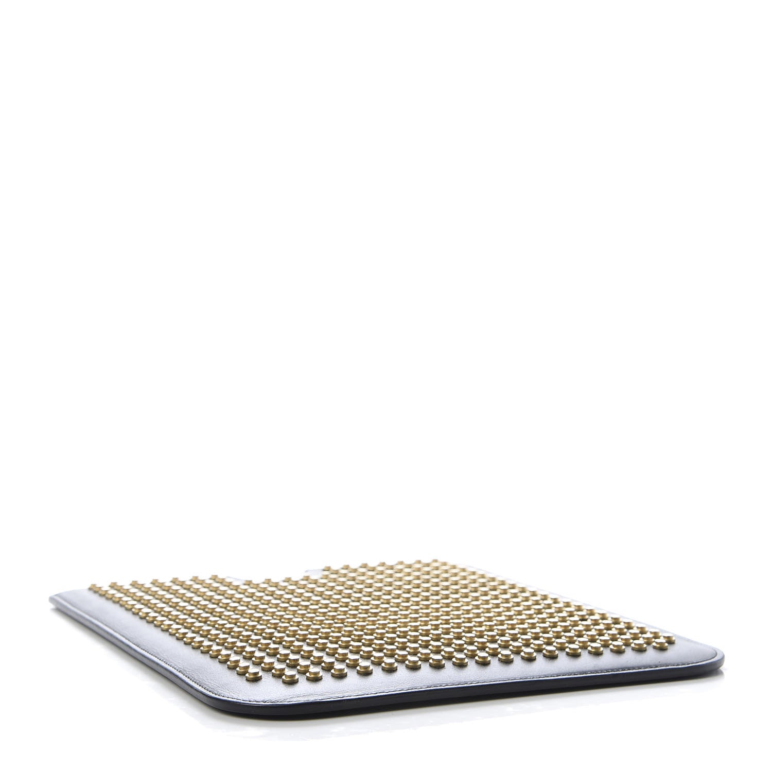Saint Laurent Calfskin Studded iPad Case Black 4 of 7