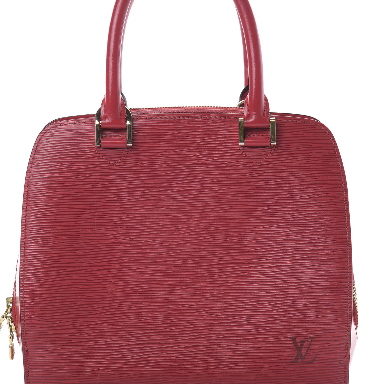 Louis Vuitton Epi Pont-Neuf Castillan Red 7 of 20