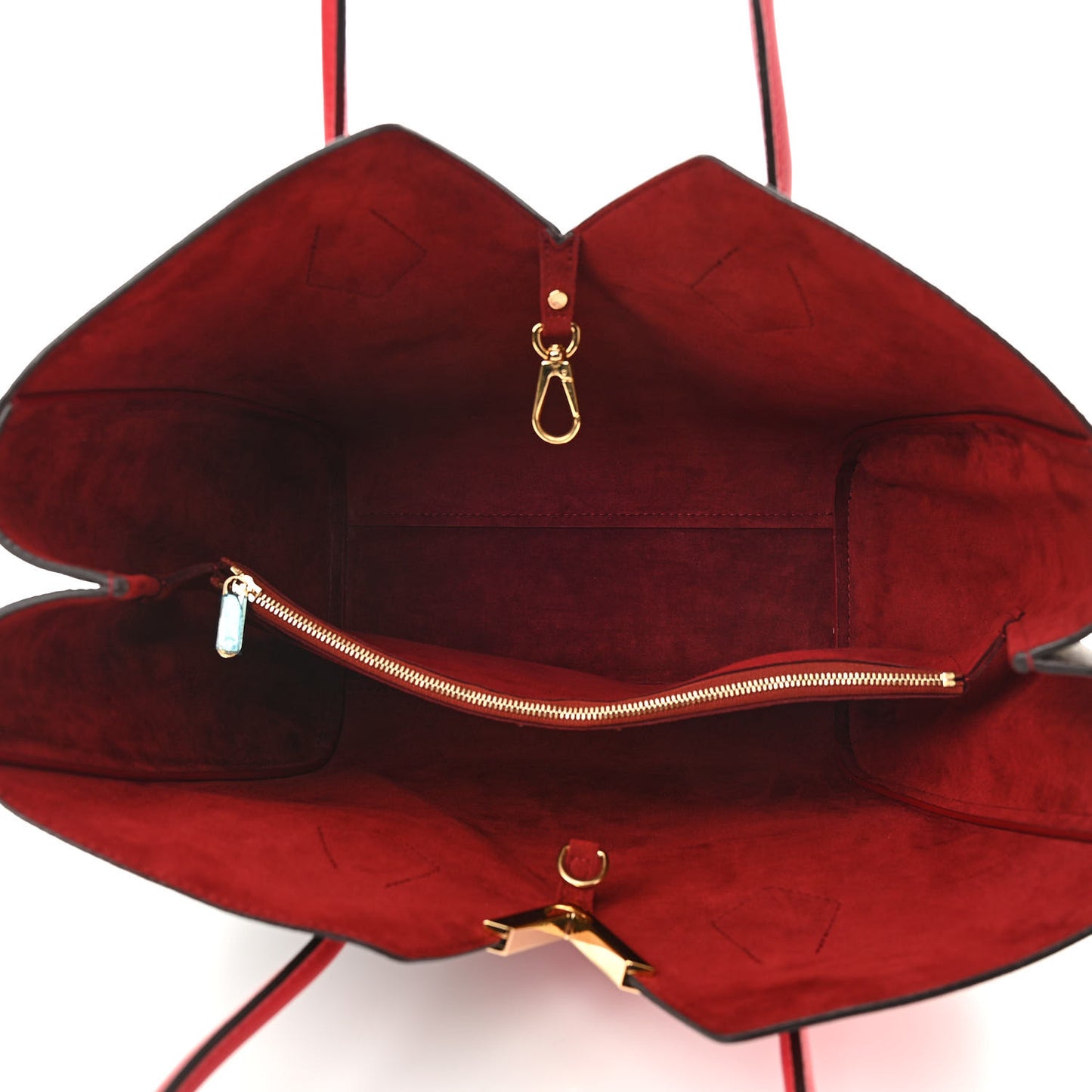 Calfskin Monogram Kimono Tote Cherry