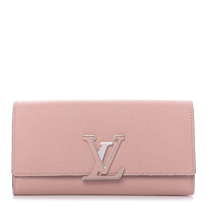 Louis Vuitton Taurillon Capucines Wallet Magnolia 1 of 9