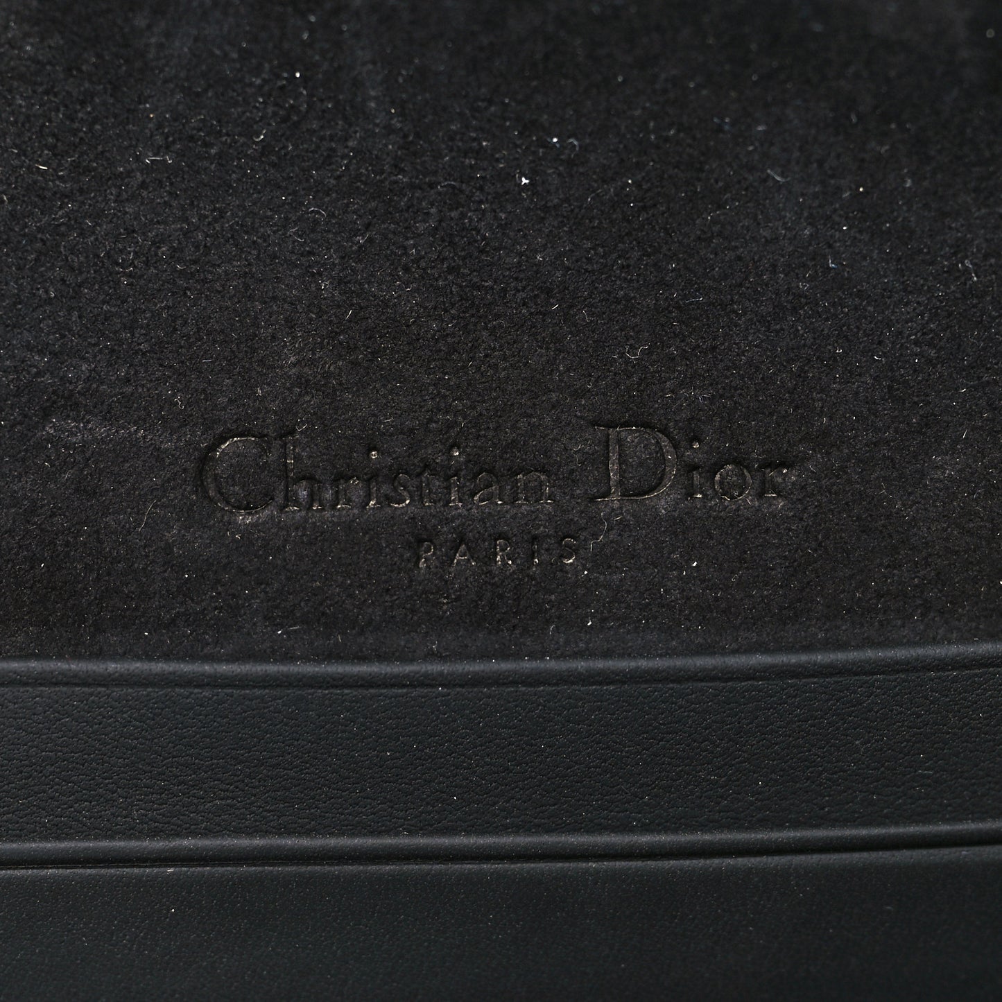 Ultra Matte Calfskin Saddle Belt Clutch Black