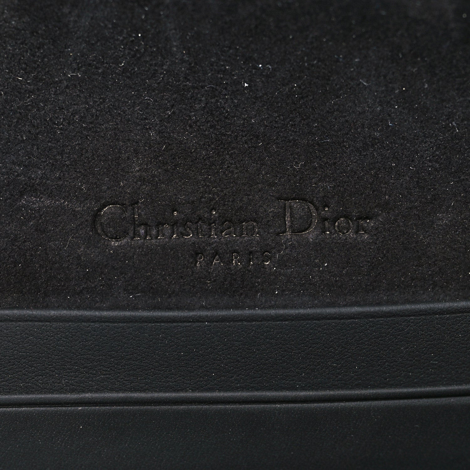 Christian Dior Ultra Matte Calfskin Saddle Belt Clutch Black 5 of 9
