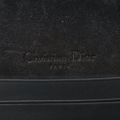 Christian Dior Ultra Matte Calfskin Saddle Belt Clutch Black 5 of 9