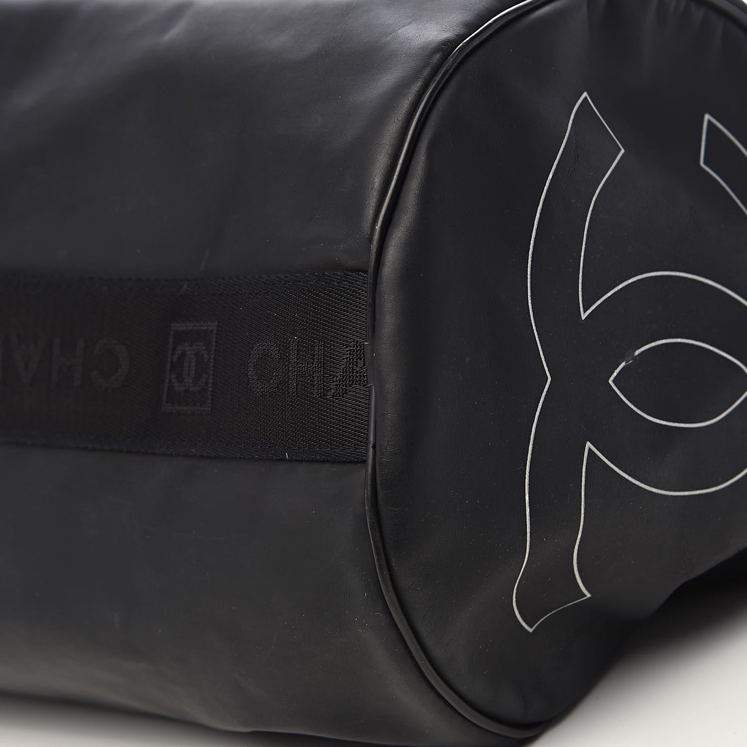Chanel Rubber Nylon Sport Duffle Black 11 of 14