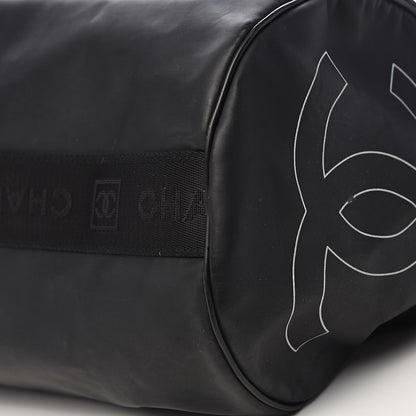 Chanel Rubber Nylon Sport Duffle Black 11 of 14