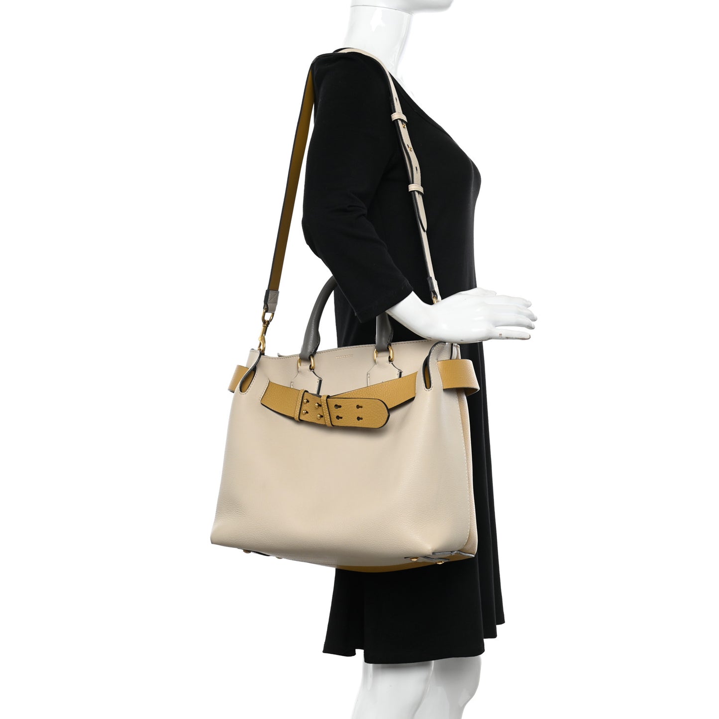 Marais Calfskin Medium Belt Bag Limestone Yellow