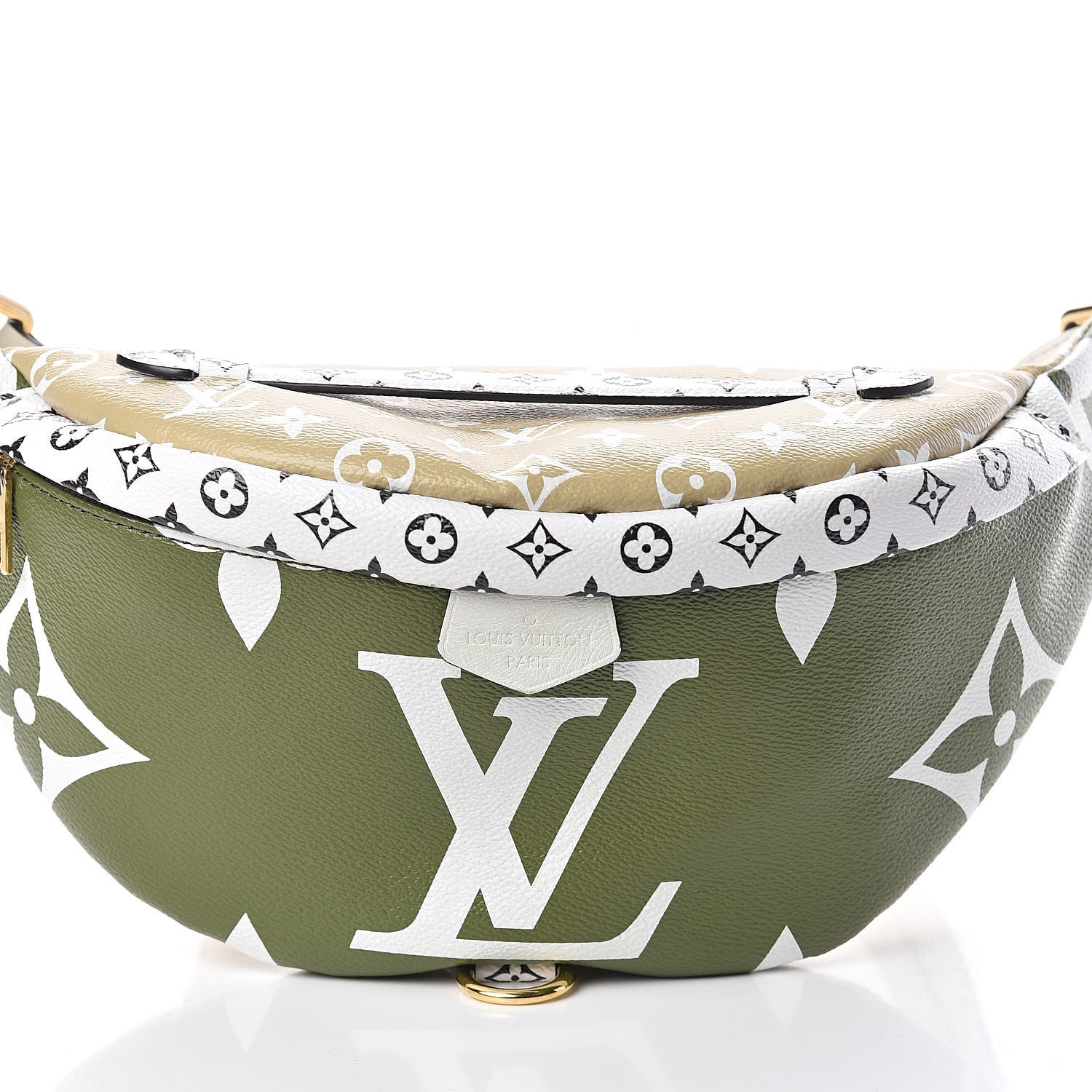 Louis Vuitton Monogram Giant Bumbag Kaki Beige 7 of 10