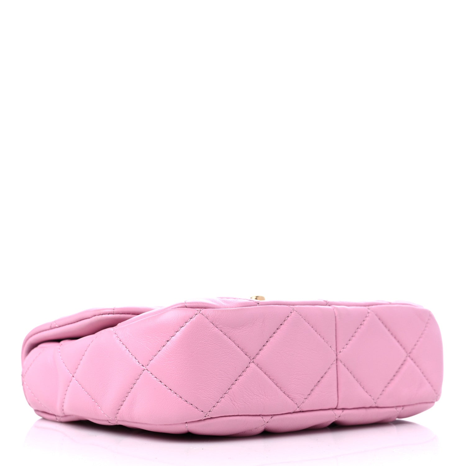 Chanel Lambskin Quilted Mini Lacquered Chain Flap Pink 3 of 8