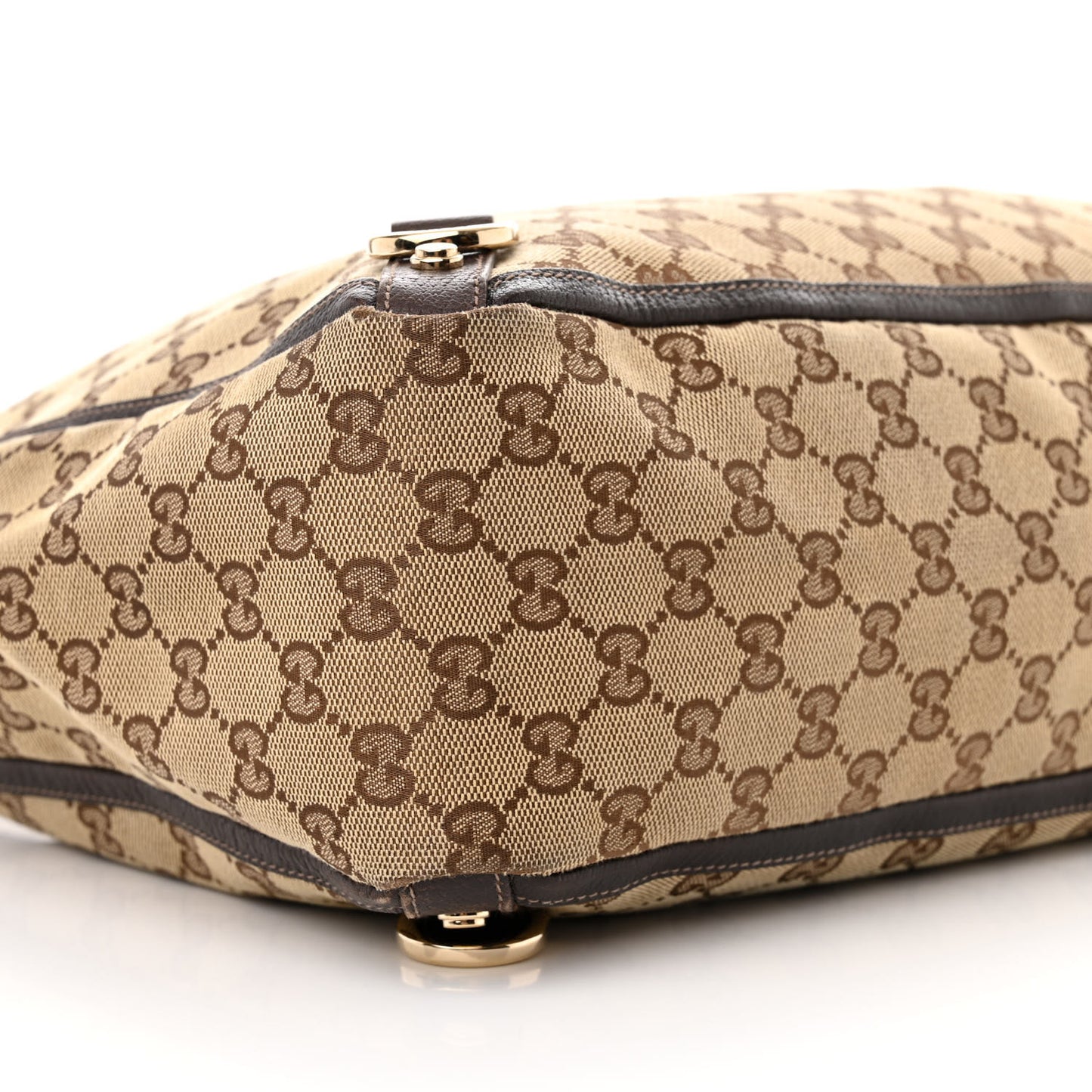Monogram Large Abbey Tote Dark Brown