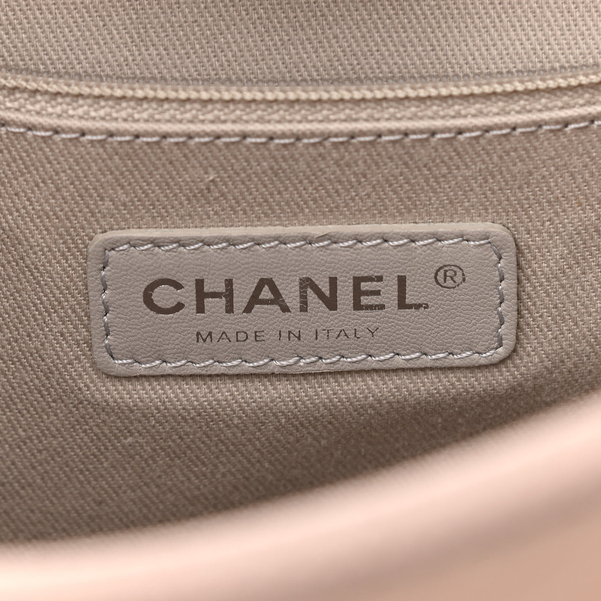 Glazed Calfskin Small Deauville Tote Light Pink