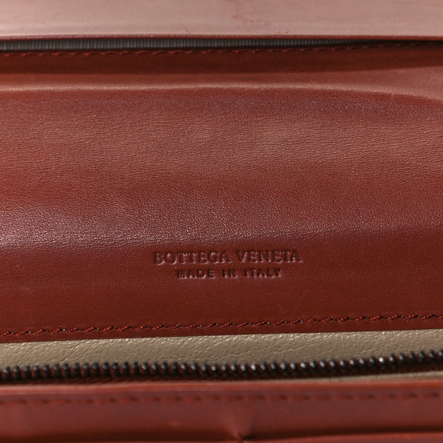 Nappa Intrecciato Perforated Continental Flap Wallet