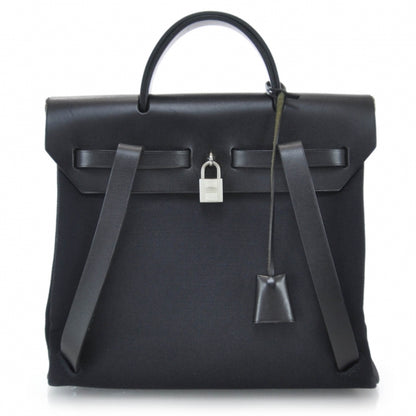 Hermes Toile Herbag Black 10 of 18