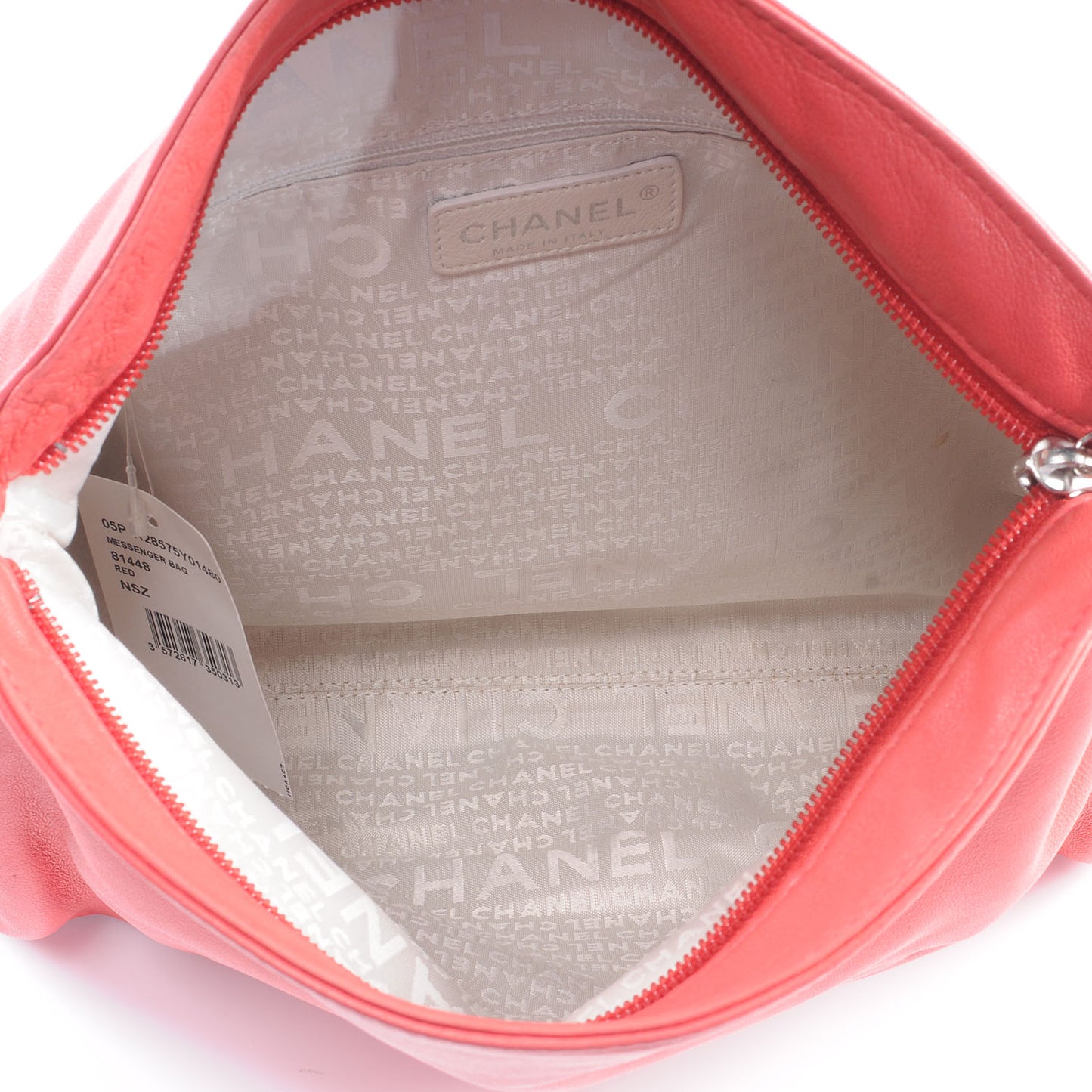 Lambskin Medium Ultimate Soft Tote Coral