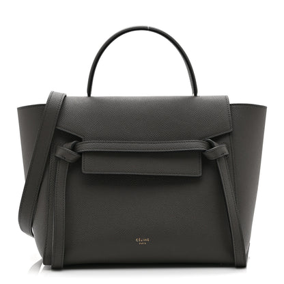 Celine Grained Calfskin Micro Belt Bag Grey 1 of 11
