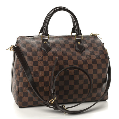 Louis Vuitton Damier Ebene Speedy Bandouliere 30 3 of 13