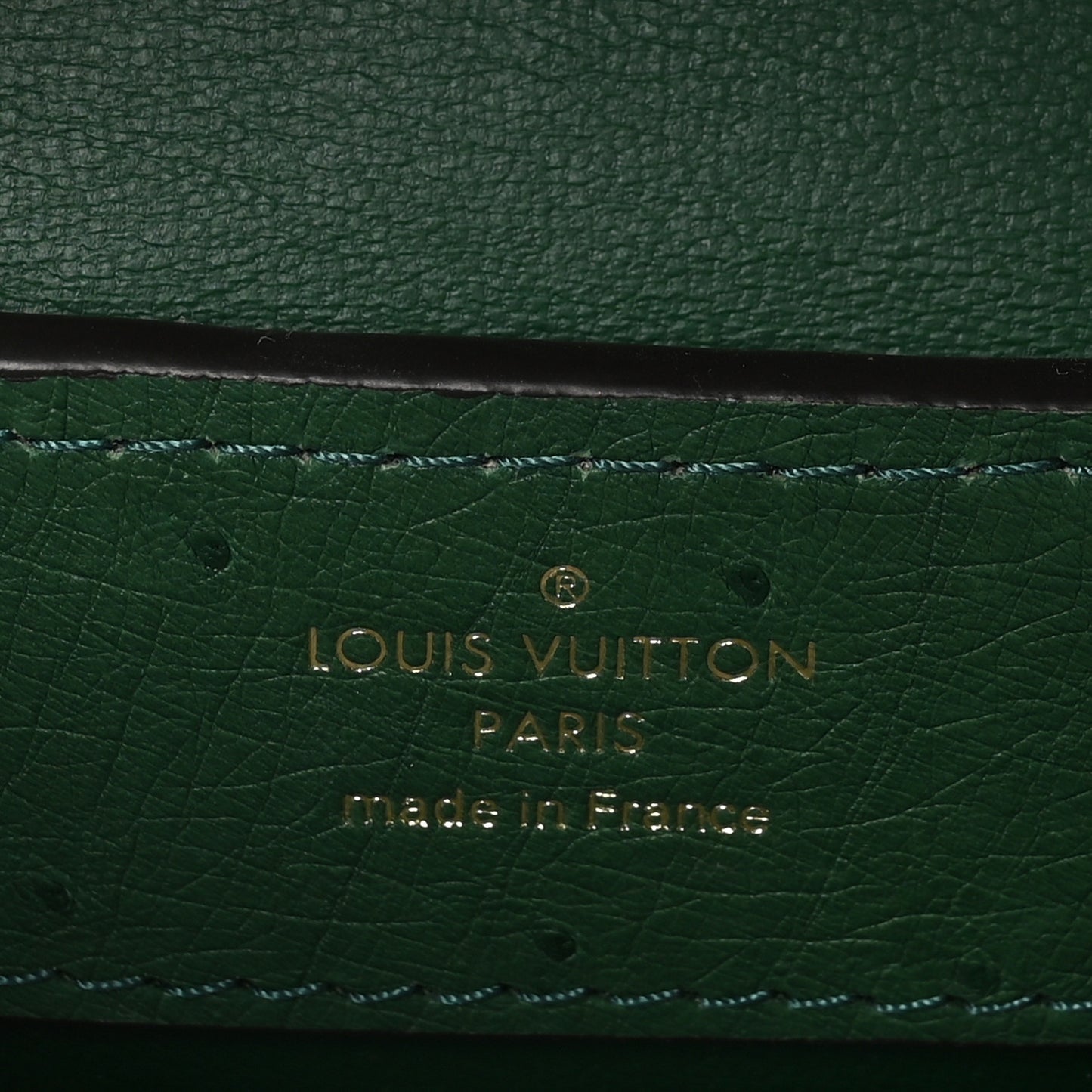 Ostrich Capucines Mini Mint