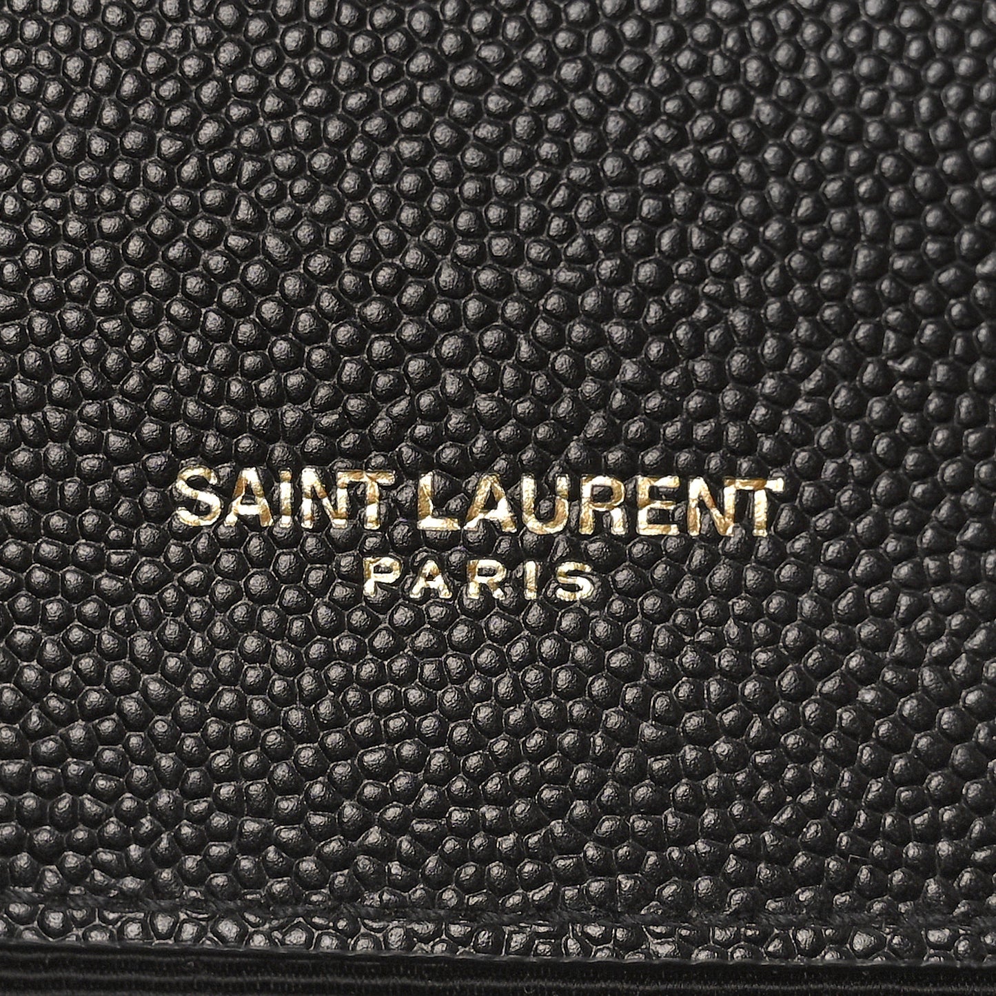 Grain De Poudre Textured Mixed Matelasse Triquilt Small Monogram Satchel Black