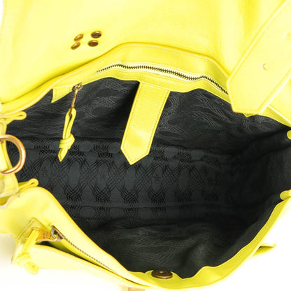 Proenza Schouler Lambskin Medium PS1 Satchel Citron 8 of 8