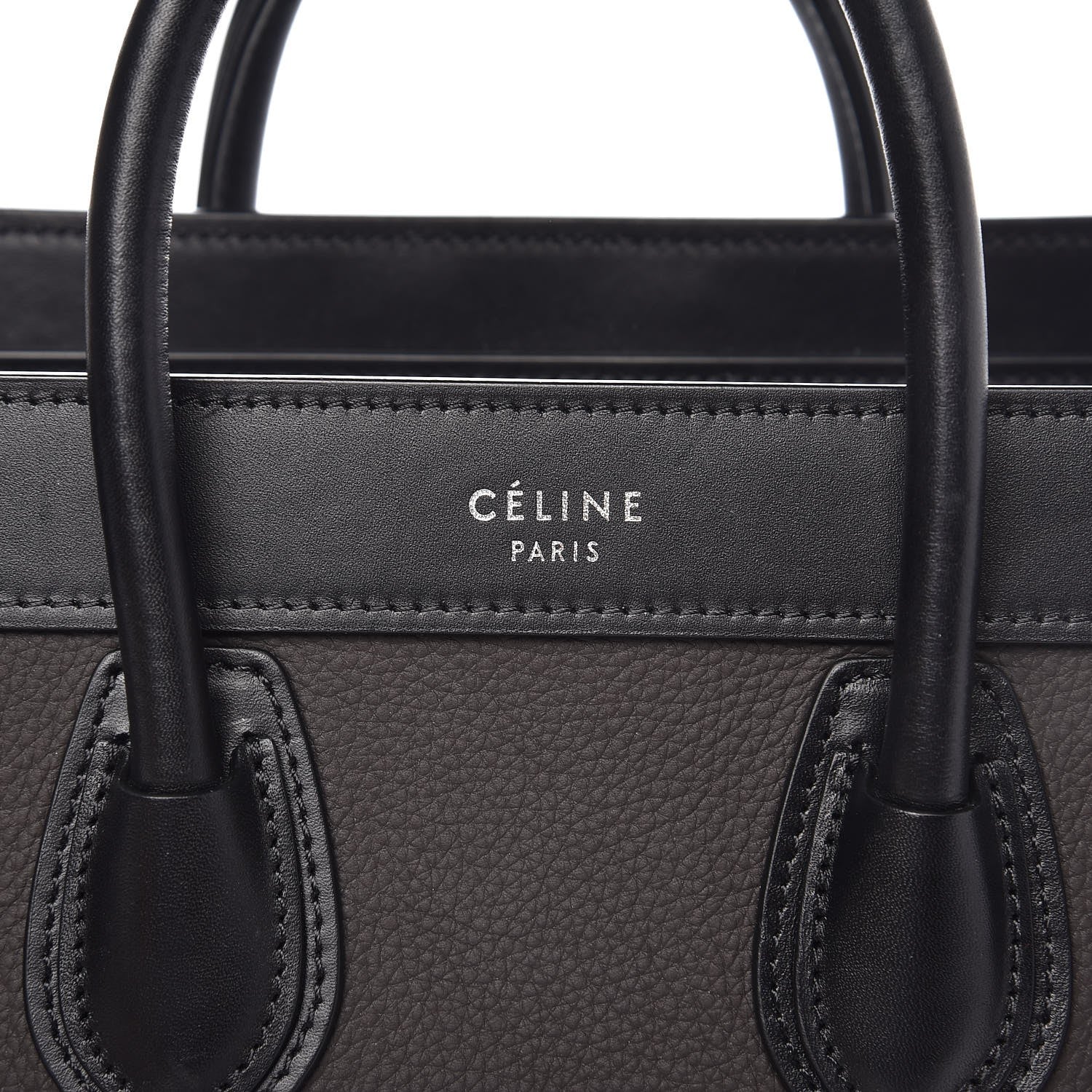 Celine Baby Grained Calfskin Nano Tri-Color Luggage Anthracite 7 of 8