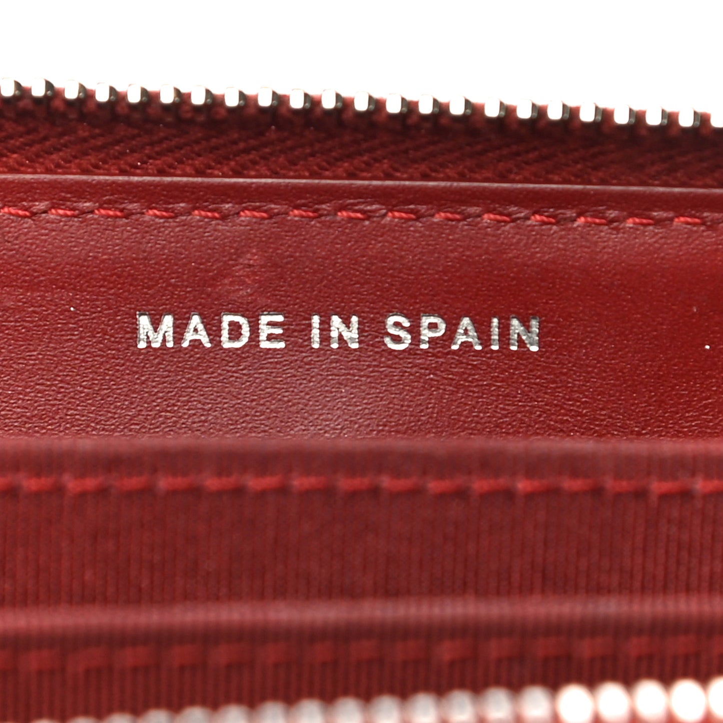 Patent Quilted Large Gusset Zip Around Wallet Red