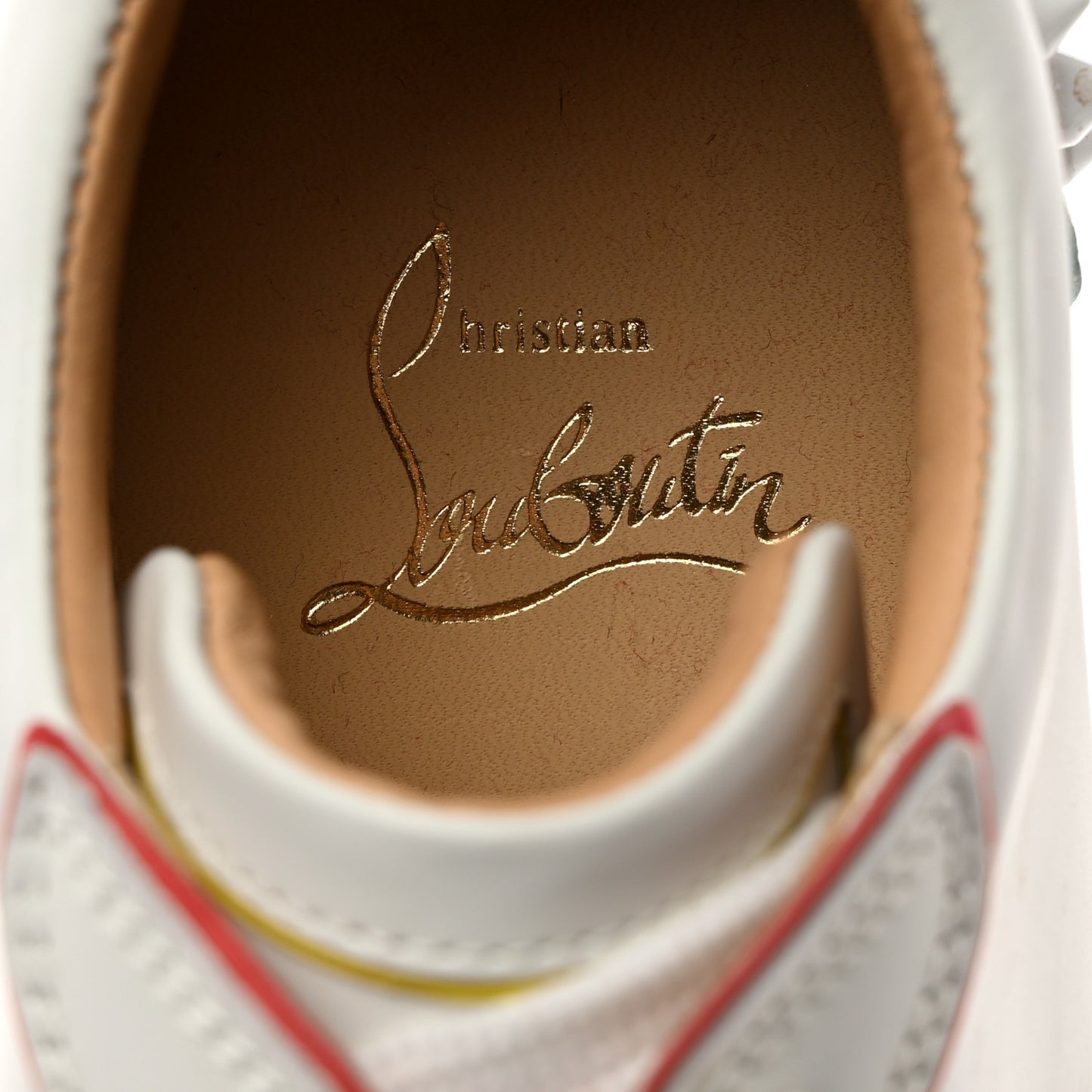 Calfskin Spikes Womens Vieira 2 Flat Sneakers 35.5 White