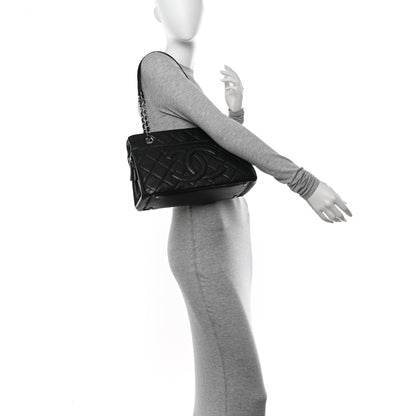 Chanel Caviar Quilted Timeless CC Soft Tote Black 2 of 10