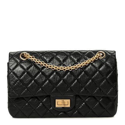 Chanel Aged Calfskin Quilted 2.55 Reissue 225 Flap Black 1 of 10