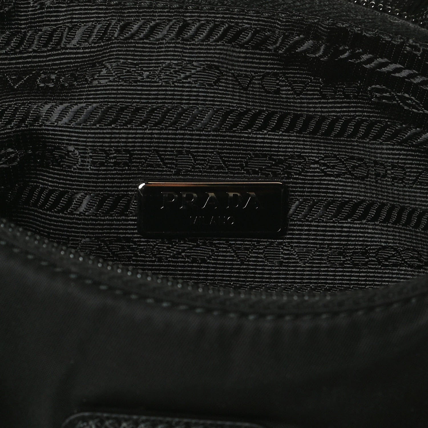Prada Tessuto Nylon Mini Re-Edition 2000 Bag Black 6 of 13