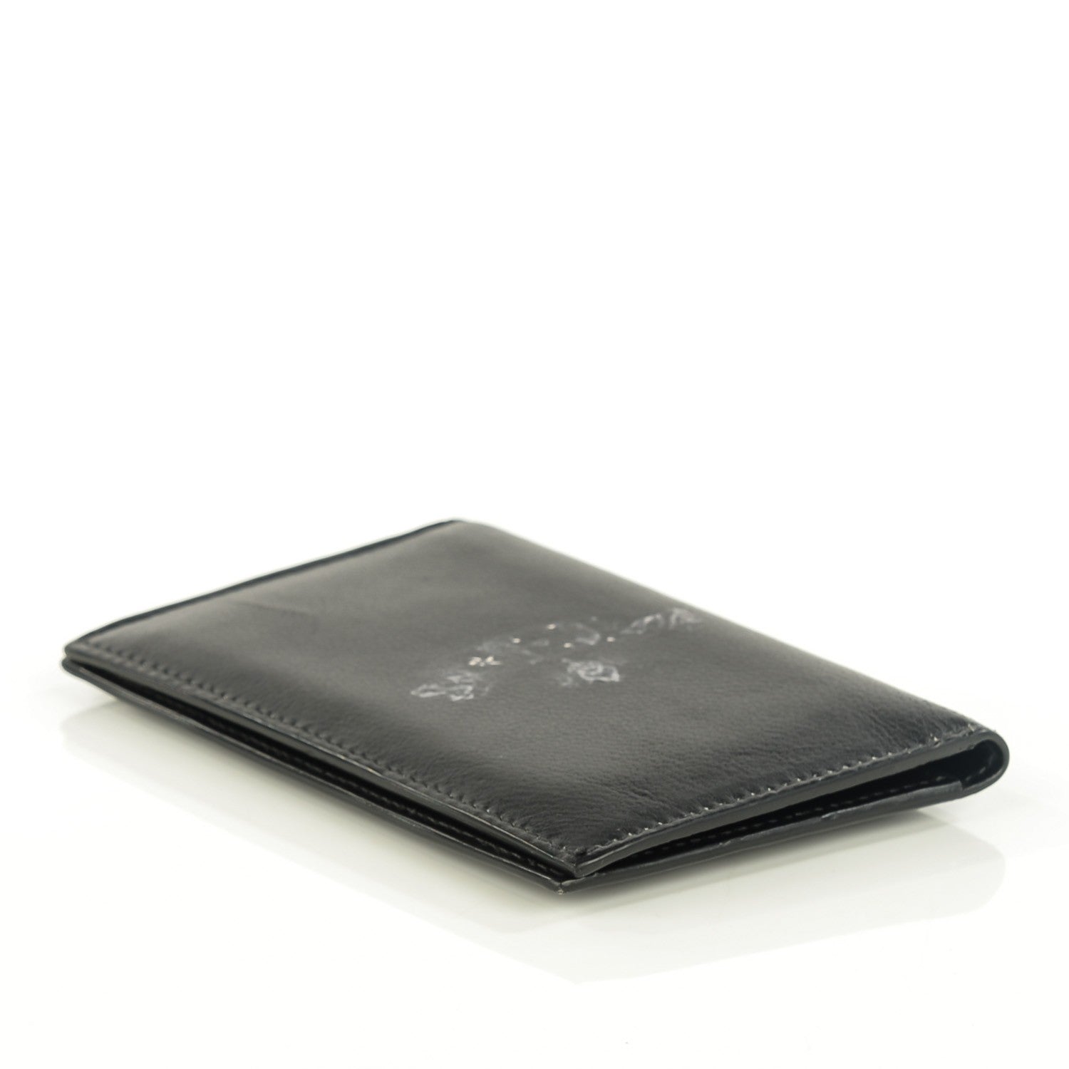 Givenchy Lambskin Elmerinda Folding Card Case Black 3 of 6