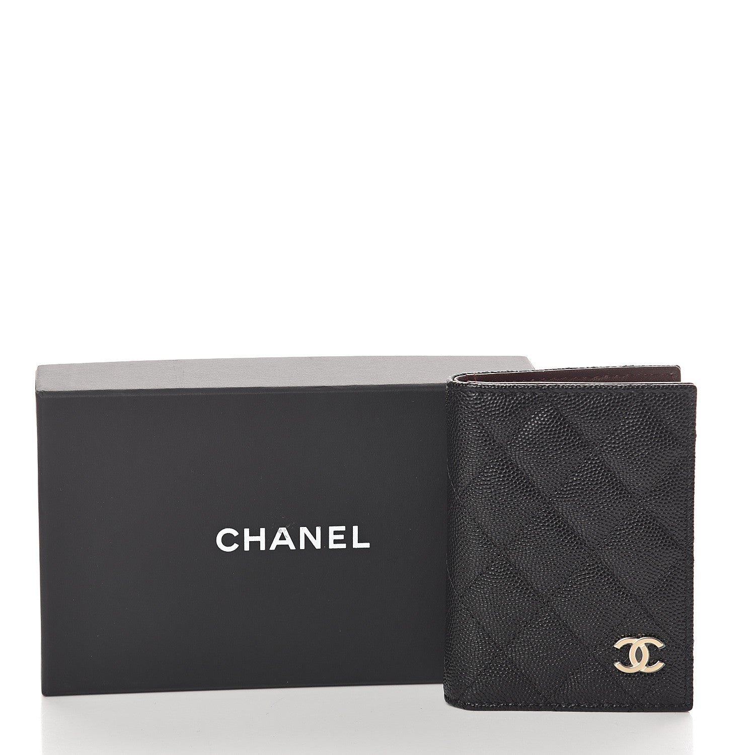 Chanel Caviar Quilted Card Holder Wallet Black 8 of 8