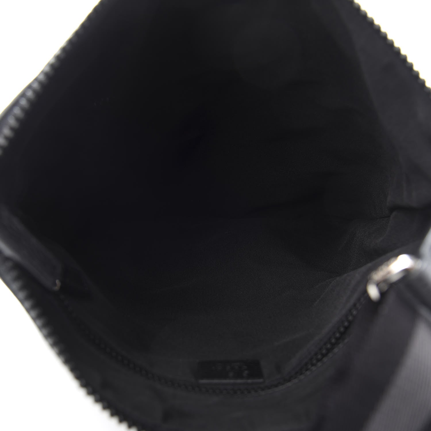 Gucci Nylon Monogram Medium Flat Messenger Bag Black 5 of 12