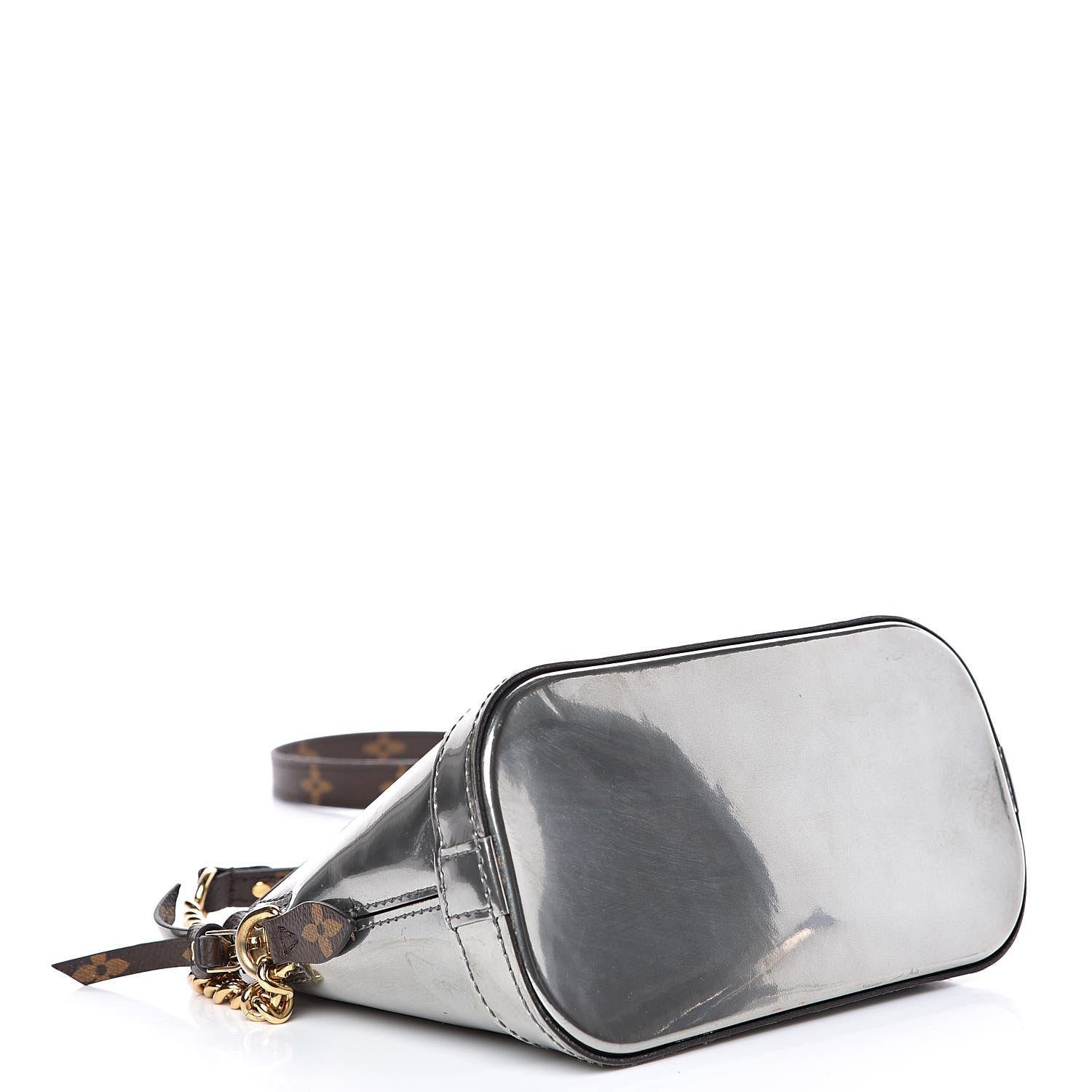 Louis Vuitton Patent Monogram Miroir Mirror Mini Alma Gris Metal 4 of 13