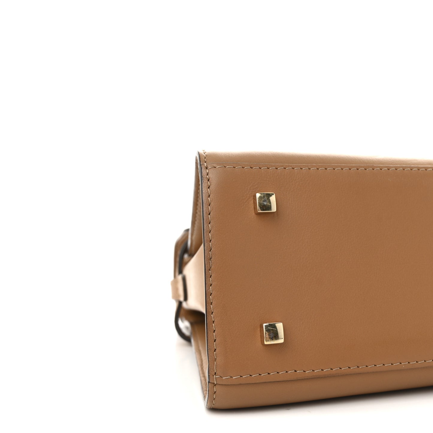 Calfskin MM Tempete Satchel Camel