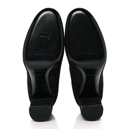 Saint Laurent Suede Babies Chelsea 95 Ankle Boot 35.5 Black 5 of 8