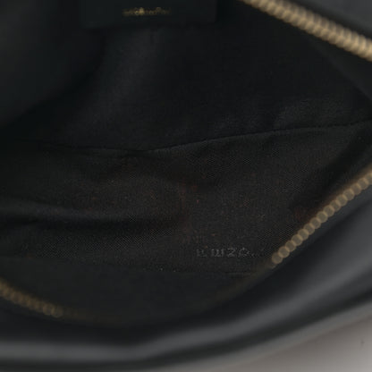 Fendi Vitello Century Bi-Color FF 1974 Embossed Mini Camera Case Maya Black 12 of 17